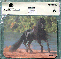 Boiselle Friesian mouse pad